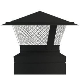 Meshed Std Twin Wall Cowl Matt Black