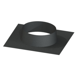 Flat Roof Plate Matt Black